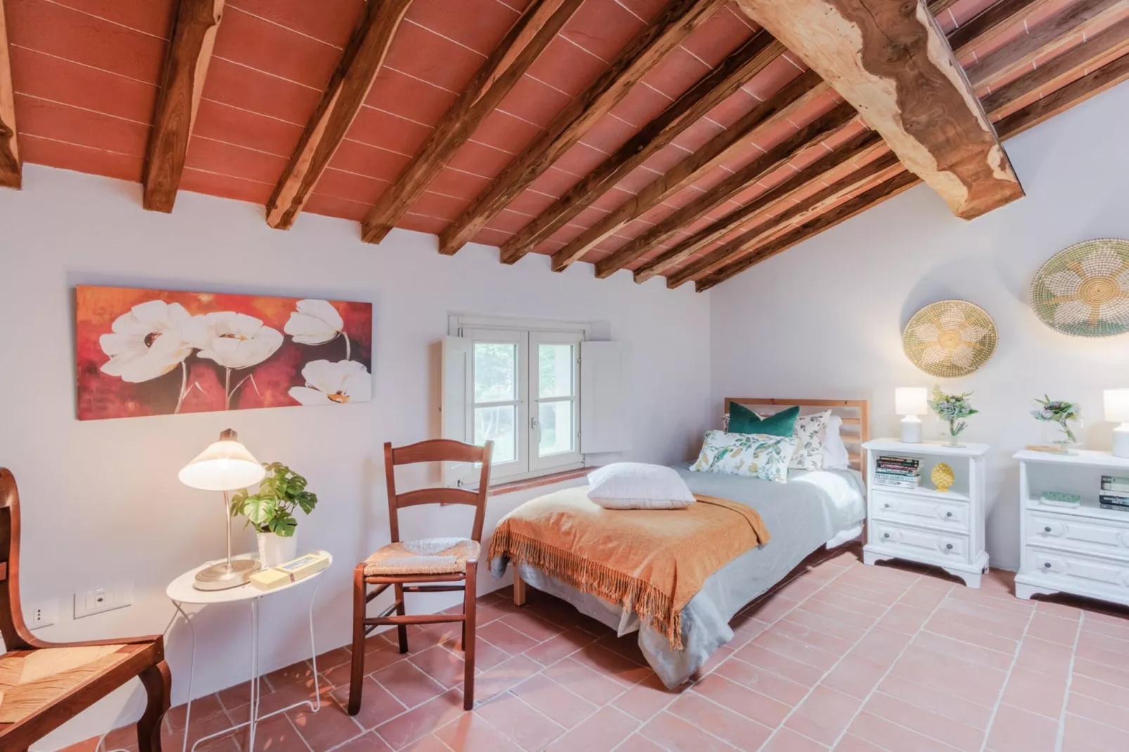 Casa Bellavista at Borghetto Farmhouse - Slaapkamer