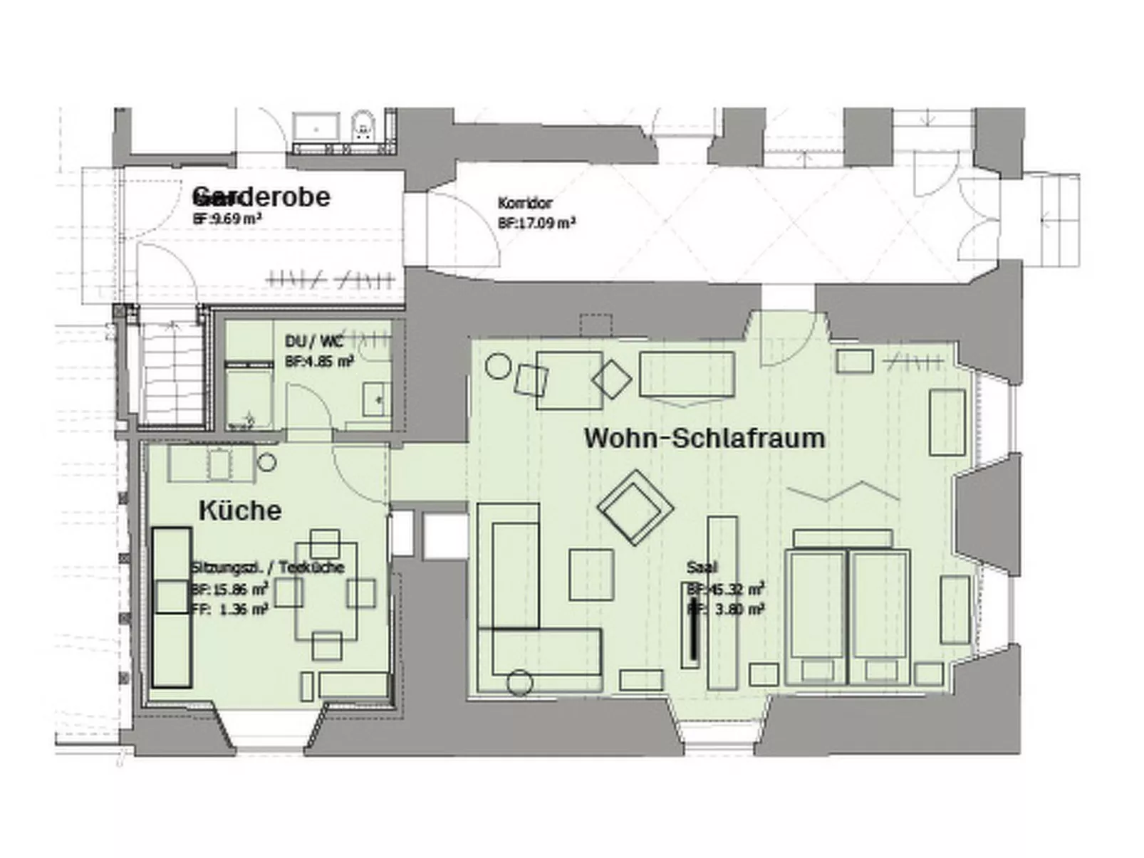 Haus Gujan, (Fideris), gujan_fideris - Binnen