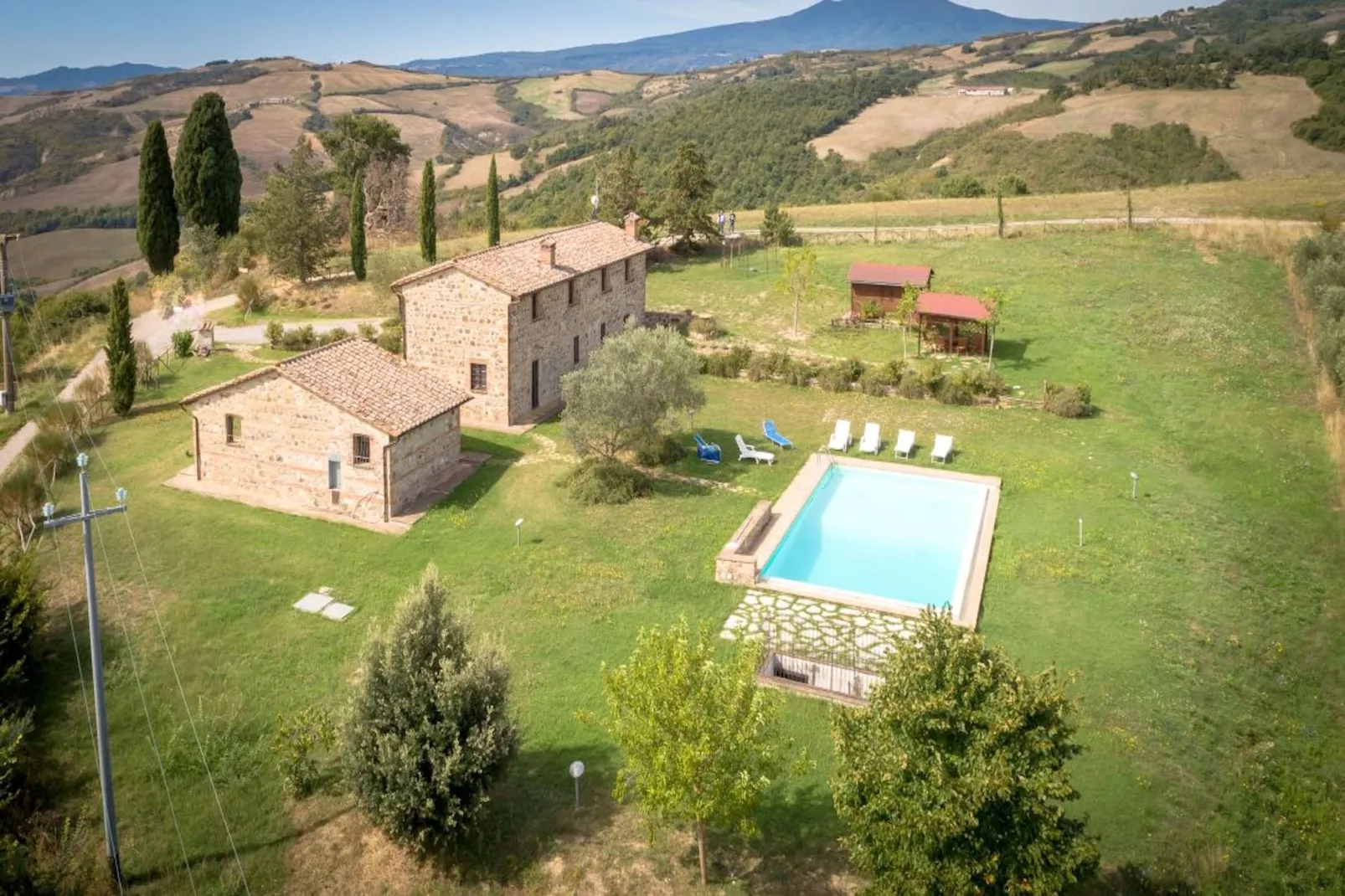 Podere Uliveto - Tuinen zomer