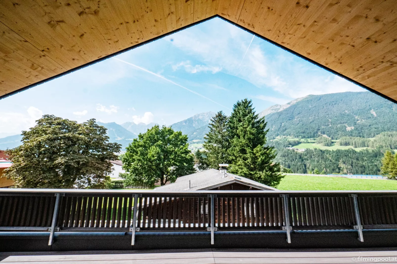 Penthouse in Mieders - Uitzicht zomer
