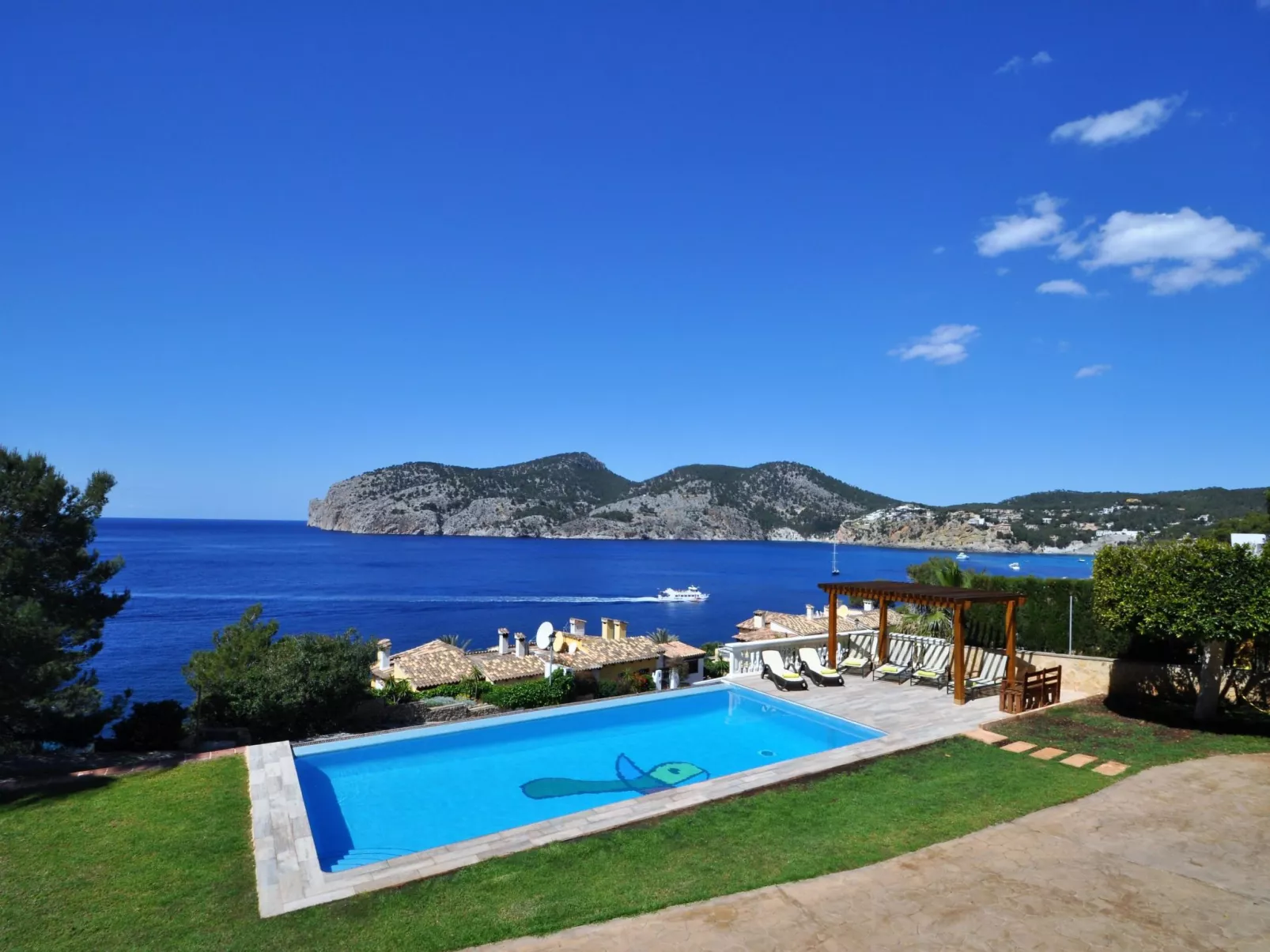 Villa CA TOTHOM con vistas al mar Camp de Mar para 8 personas (4 habitaciones) - Buiten
