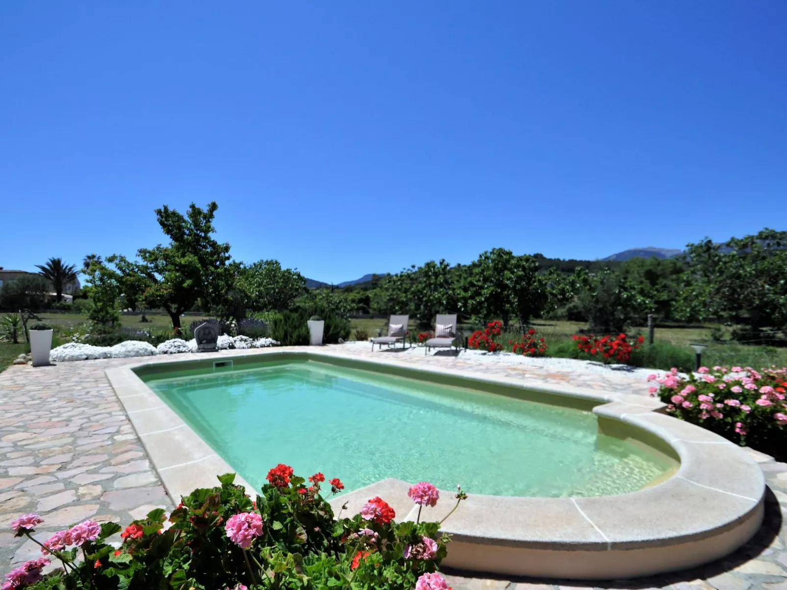 Villa SON RUBI en Selva (Serra de Tramuntana) con barbacoa y piscina privada- V - Buiten