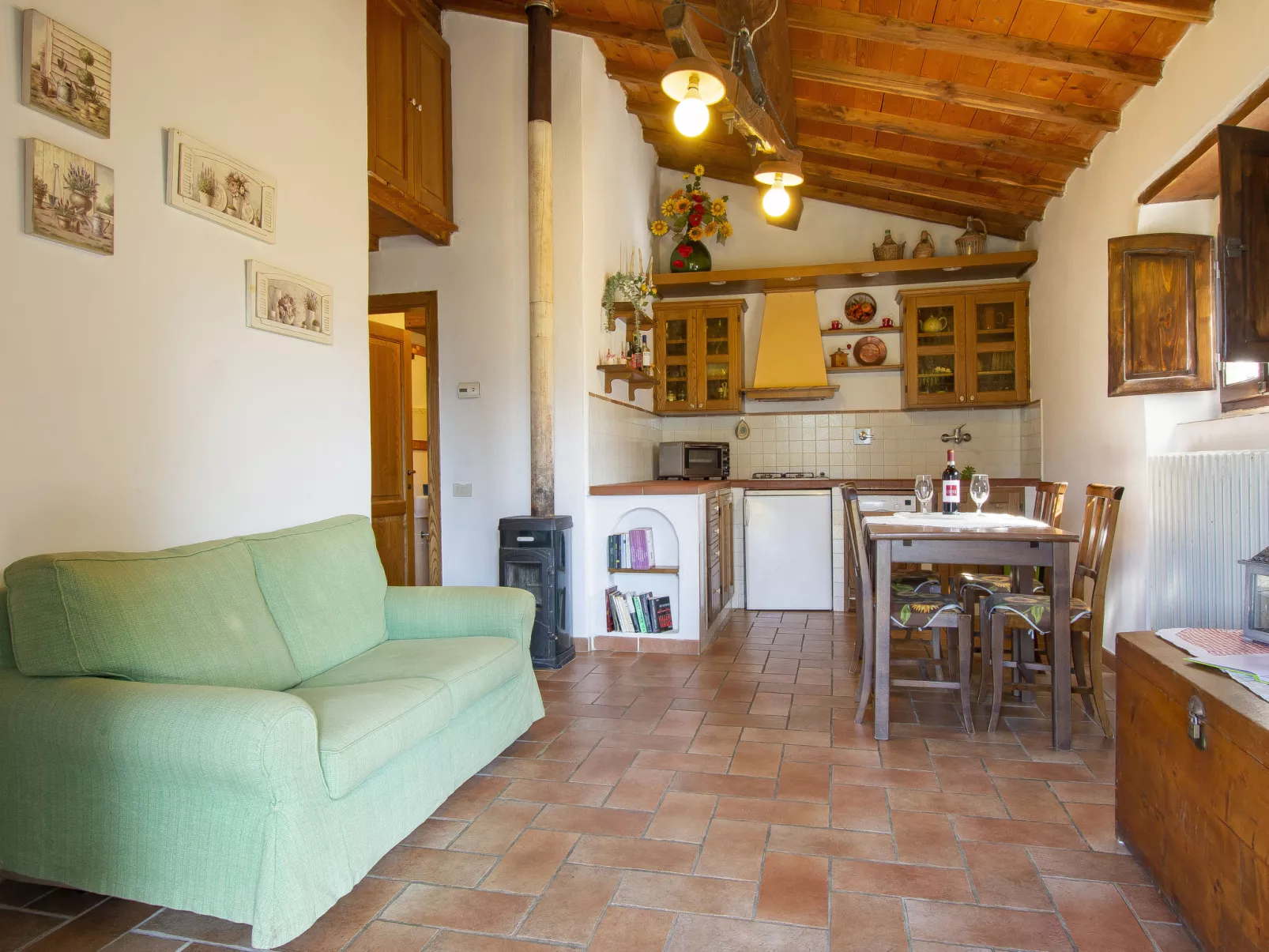 inside