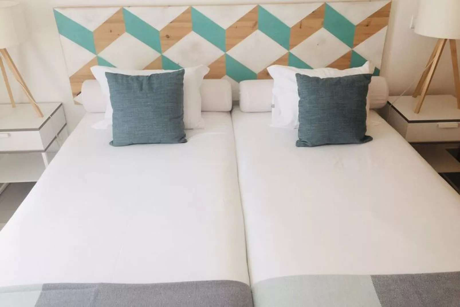3-kamer appartement met uitzicht op de tuin in Marina Club I, Lagos-Slaapkamer