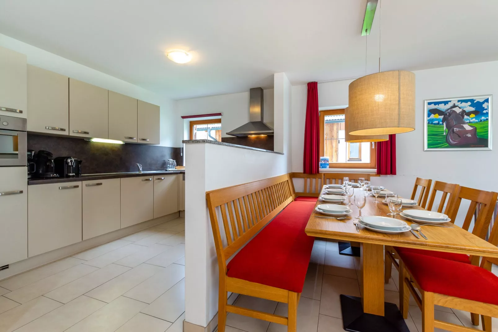 Luxery Salzkammergut Chalet E-Eetkamer