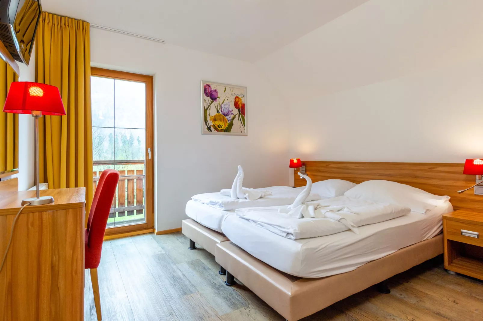 Luxery Salzkammergut Chalet E-Slaapkamer