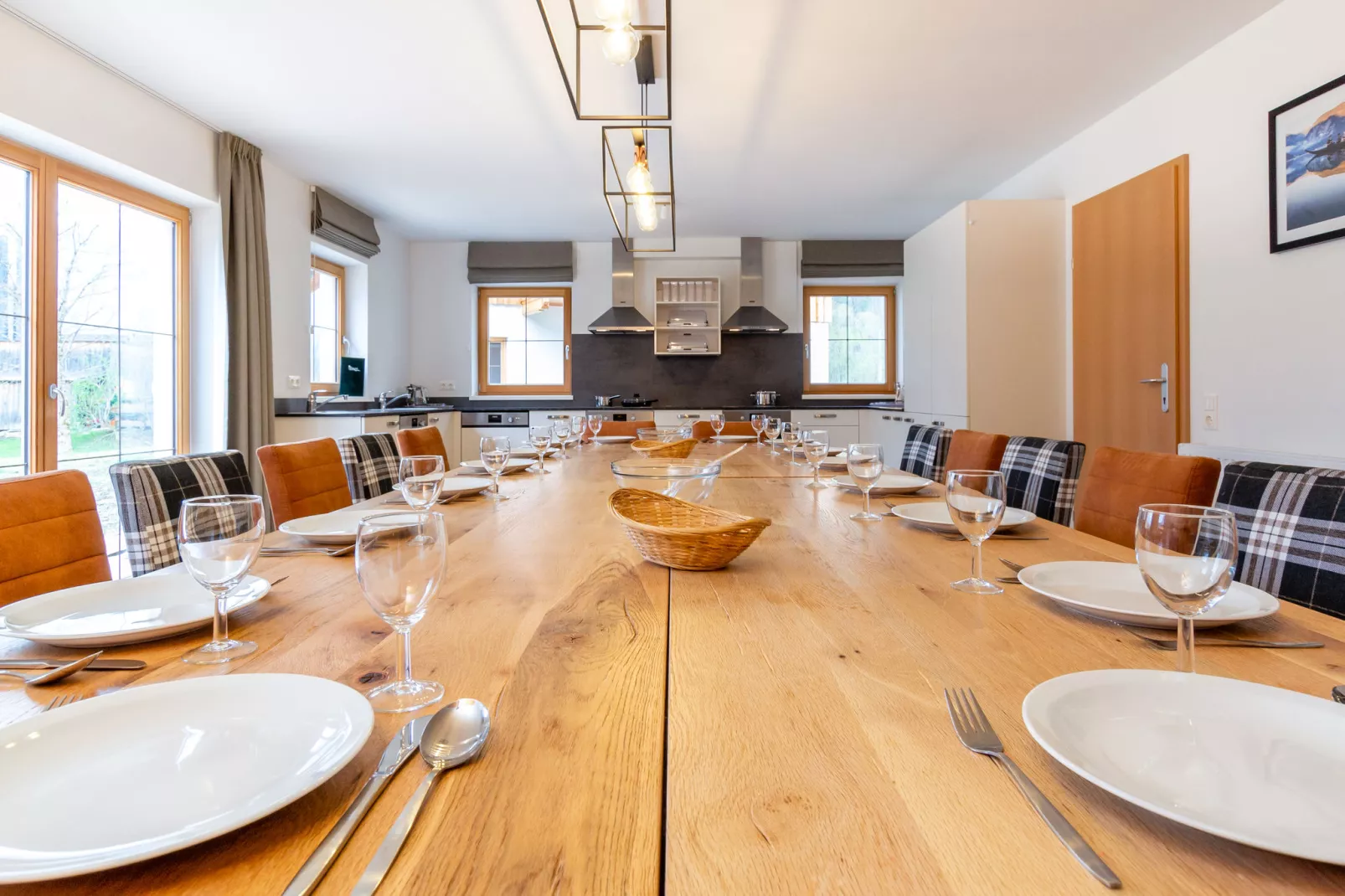 Luxery Salzkammergut Chalet H-Eetkamer