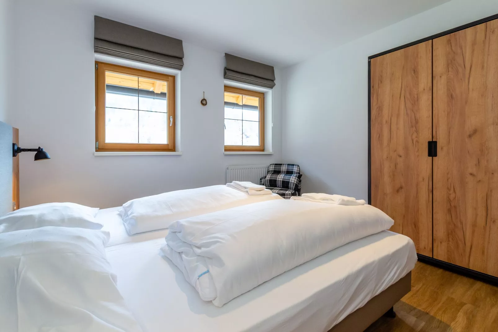 Luxery Salzkammergut Chalet H-Slaapkamer