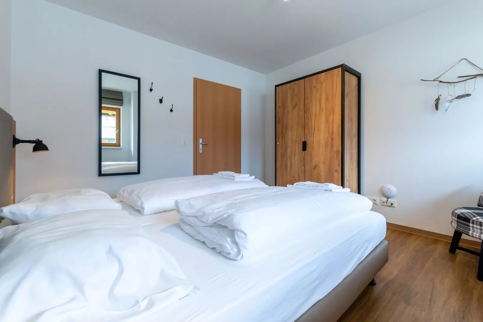 Luxery Salzkammergut Chalet H-Slaapkamer