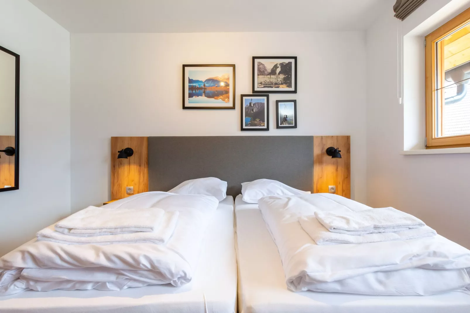 Luxery Salzkammergut Chalet H-Slaapkamer
