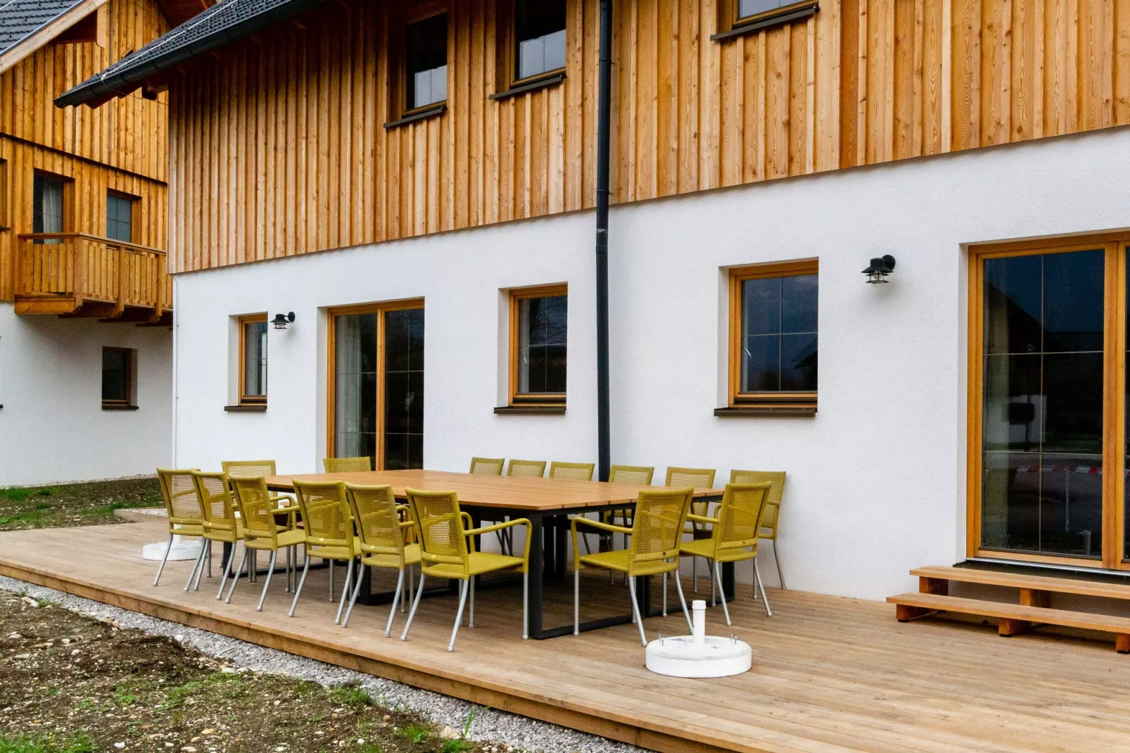 Luxery Salzkammergut Chalet H-Terrasbalkon