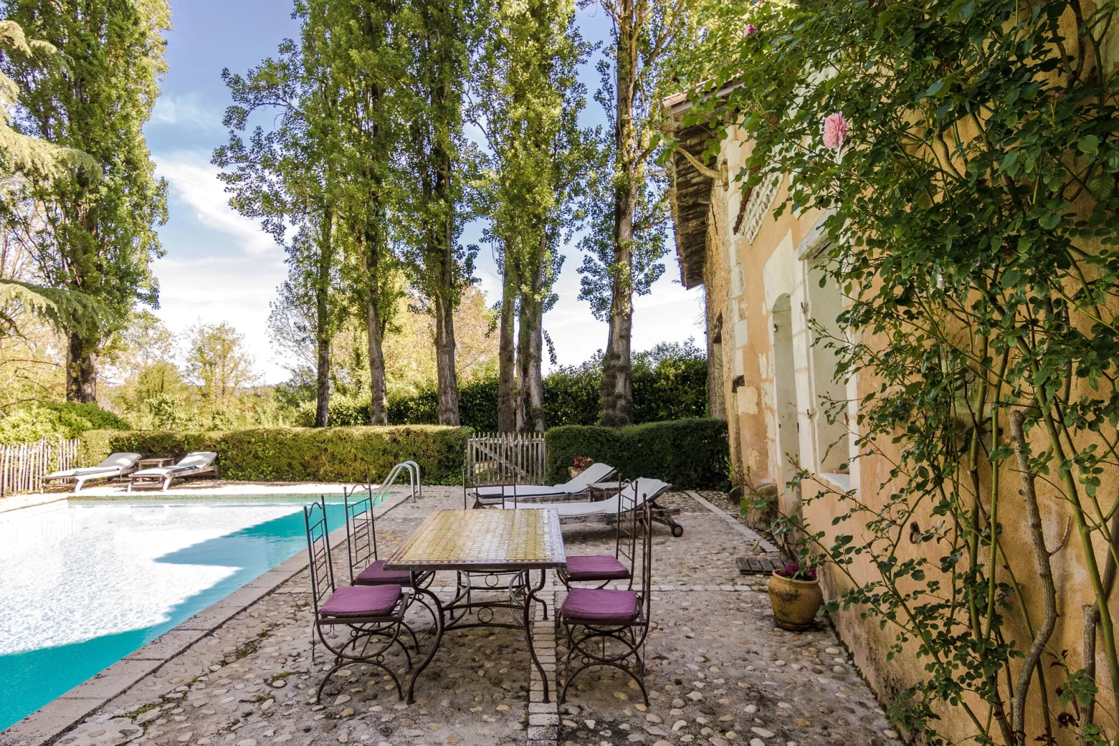 Manoir de la Baronie 21P-Terrasbalkon