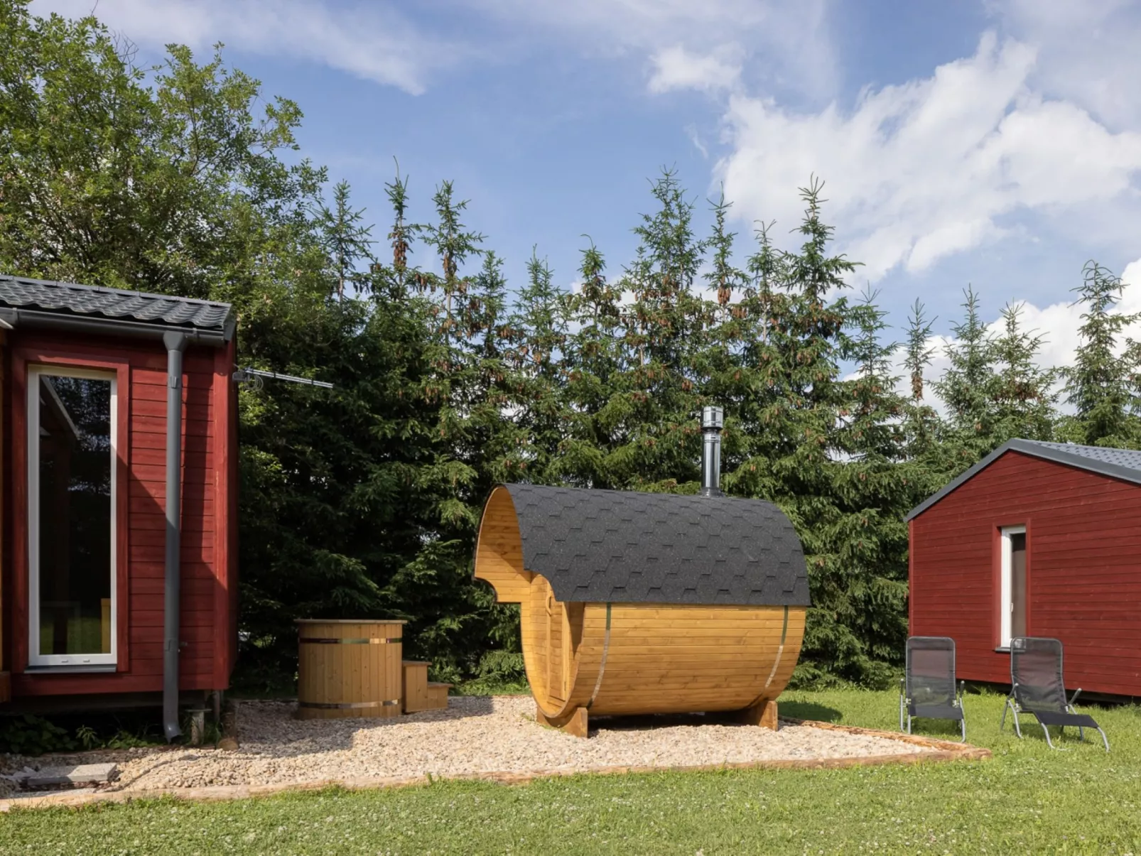 Pod Liščím kopcem 2+2 sauna-Buiten