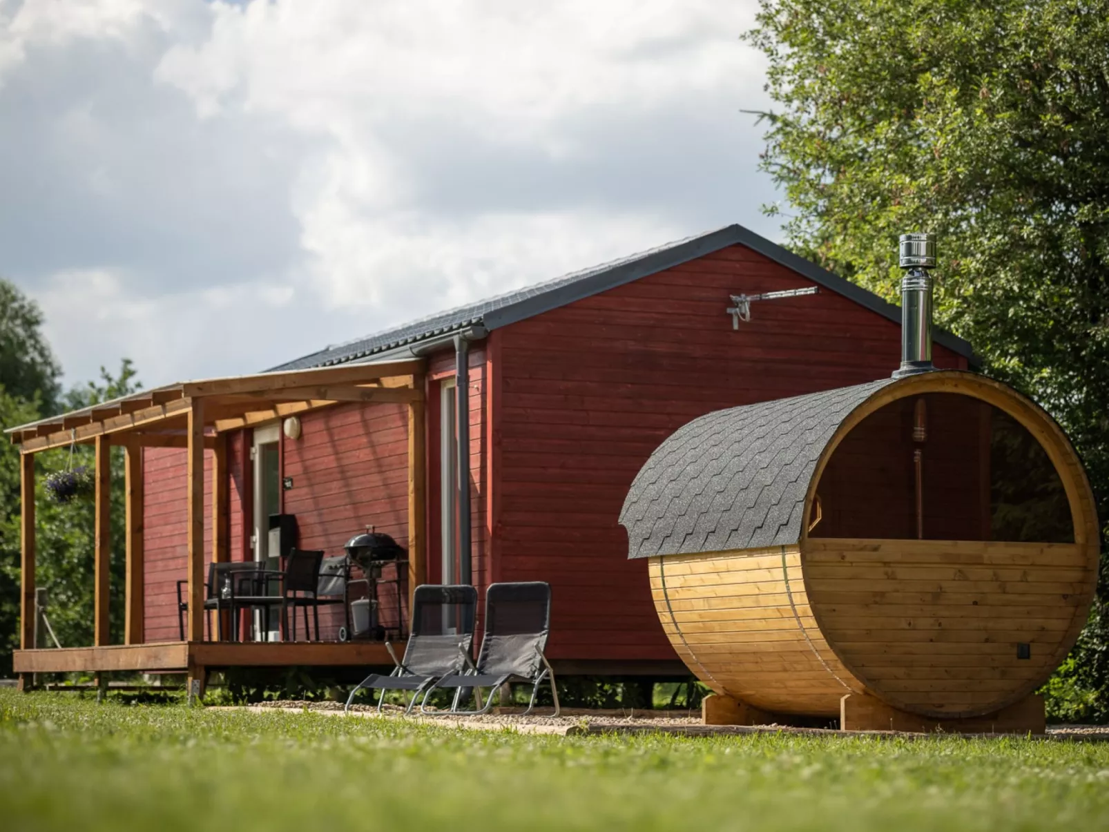 Pod Liščím kopcem 2+2 sauna-Buiten