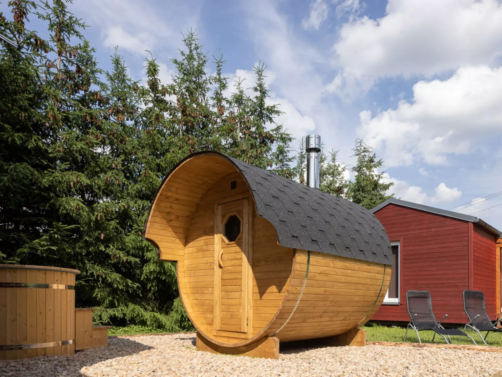 Pod Liščím kopcem 2+2 sauna-Buiten