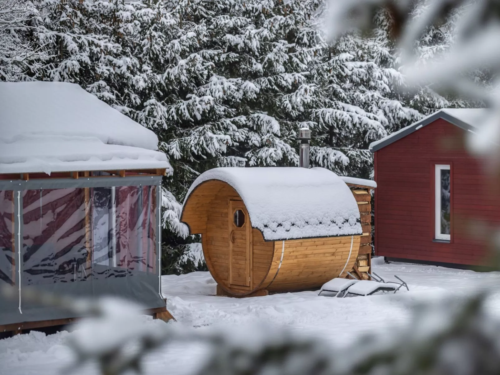 Pod Liščím kopcem 2+2 sauna-Buiten