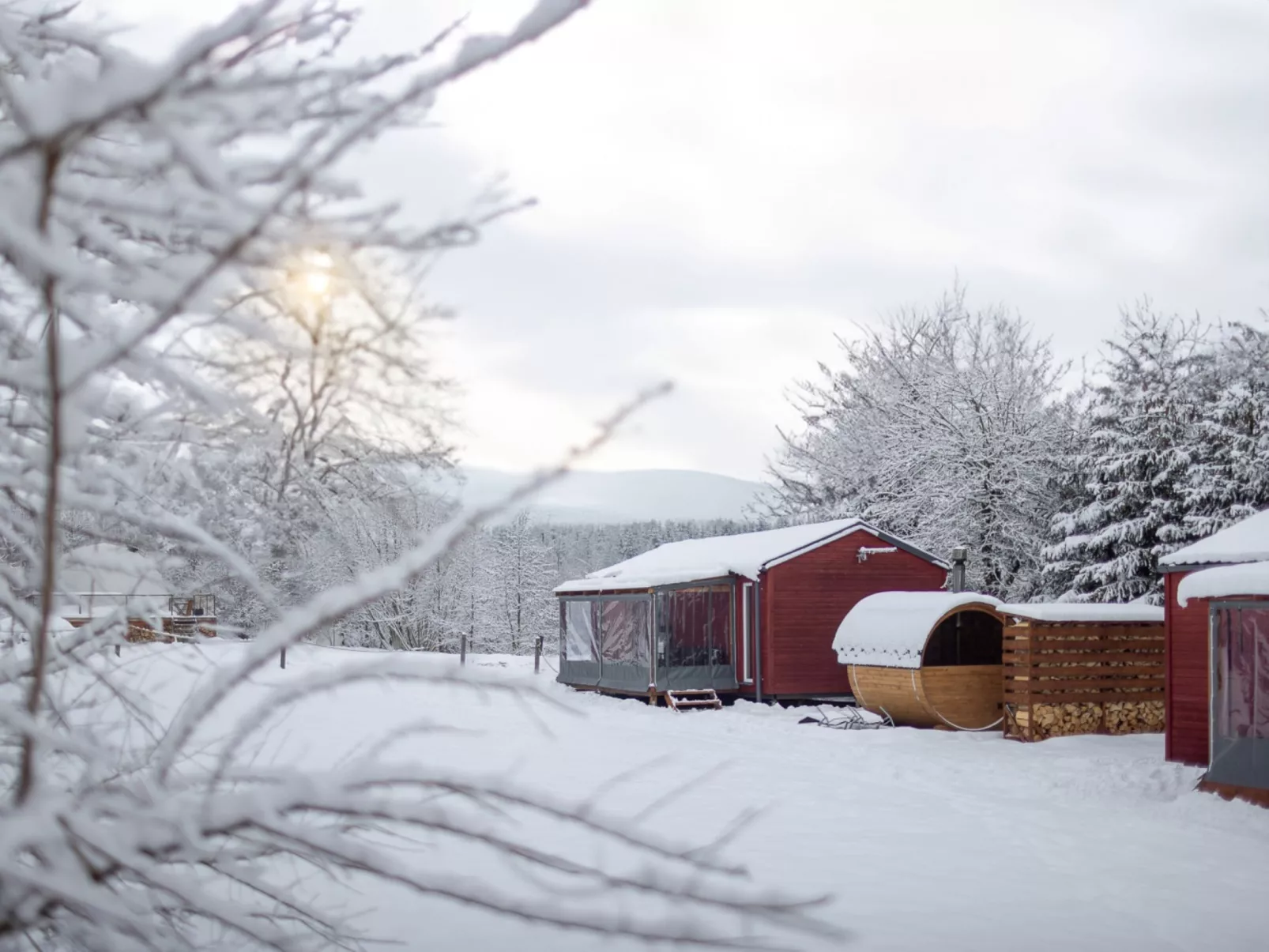 Pod Liščím kopcem 2+2 sauna-Buiten
