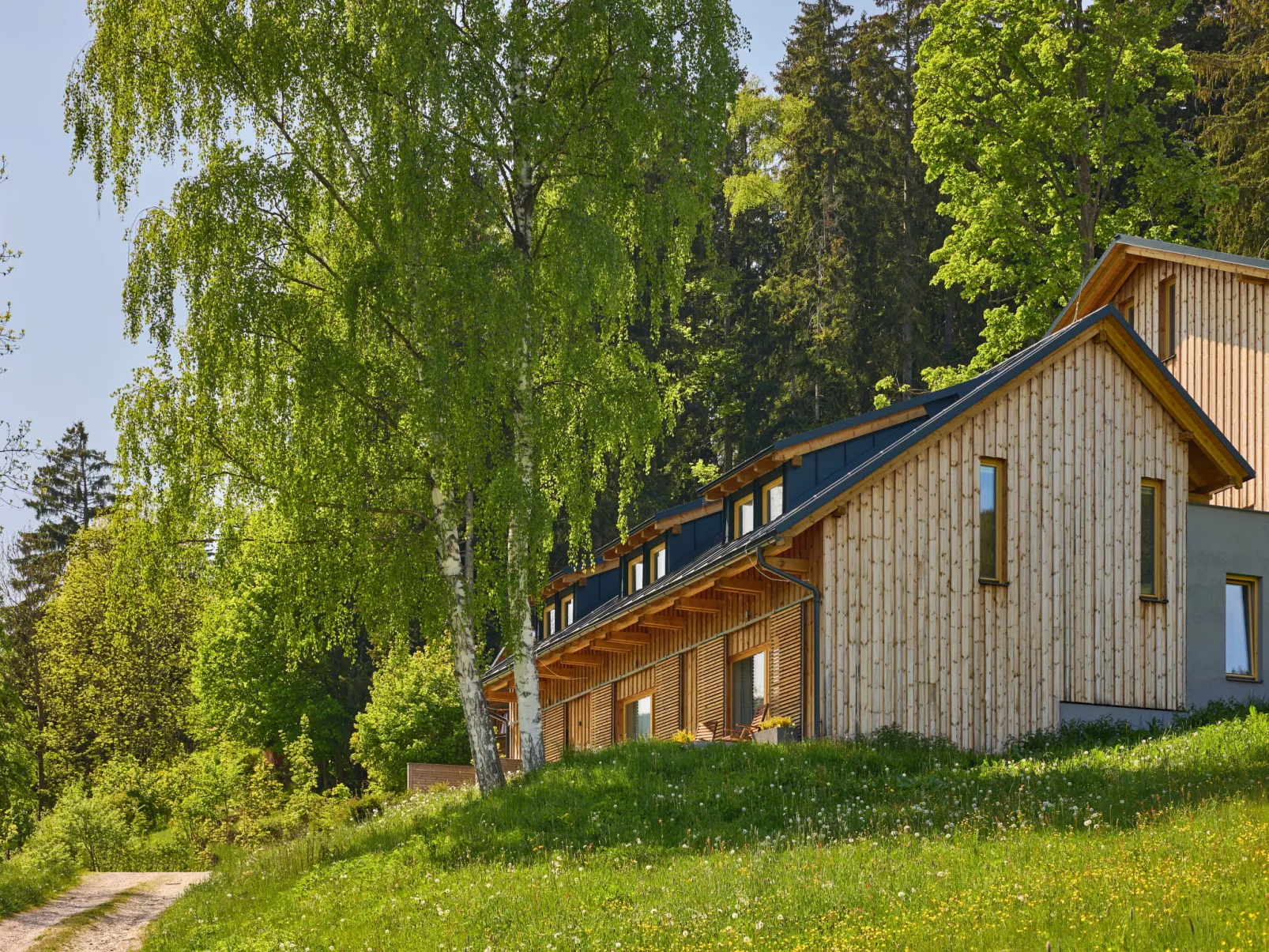Ski-In Ski-Out Mountain Duplex Portášky2-Buiten