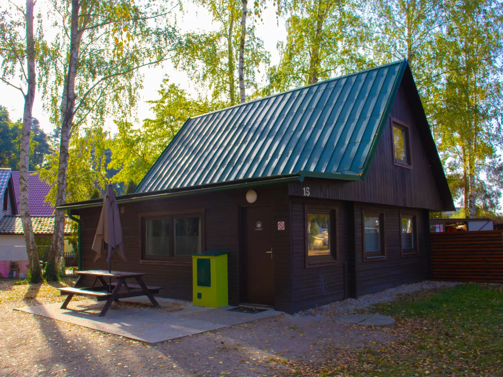 Kemp Stříbrný rybník-Buiten