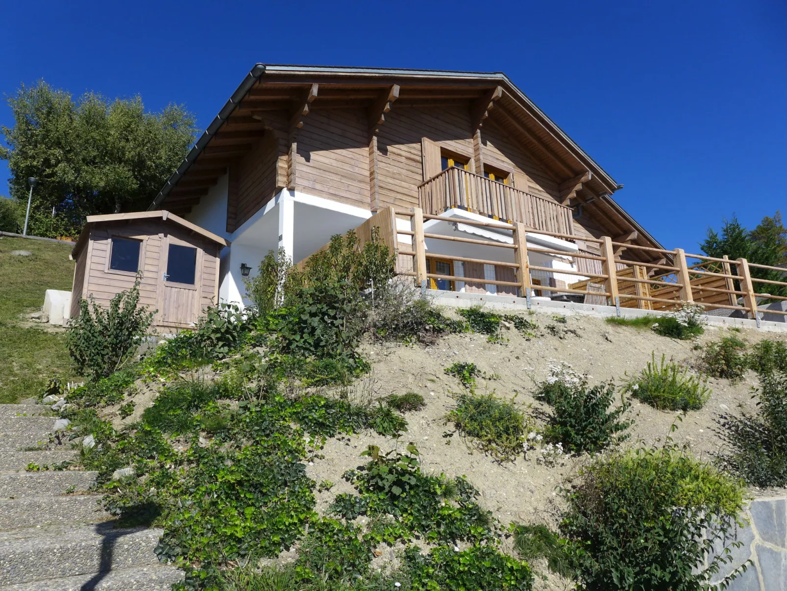 Chalet La Délège-Buiten