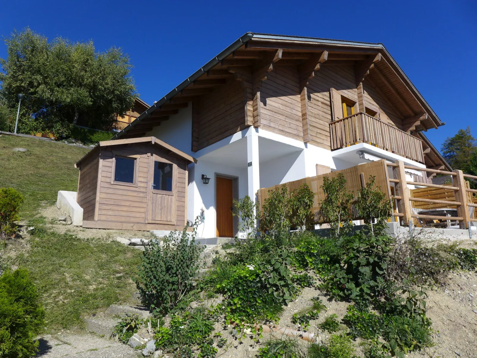 Chalet La Délège-Buiten