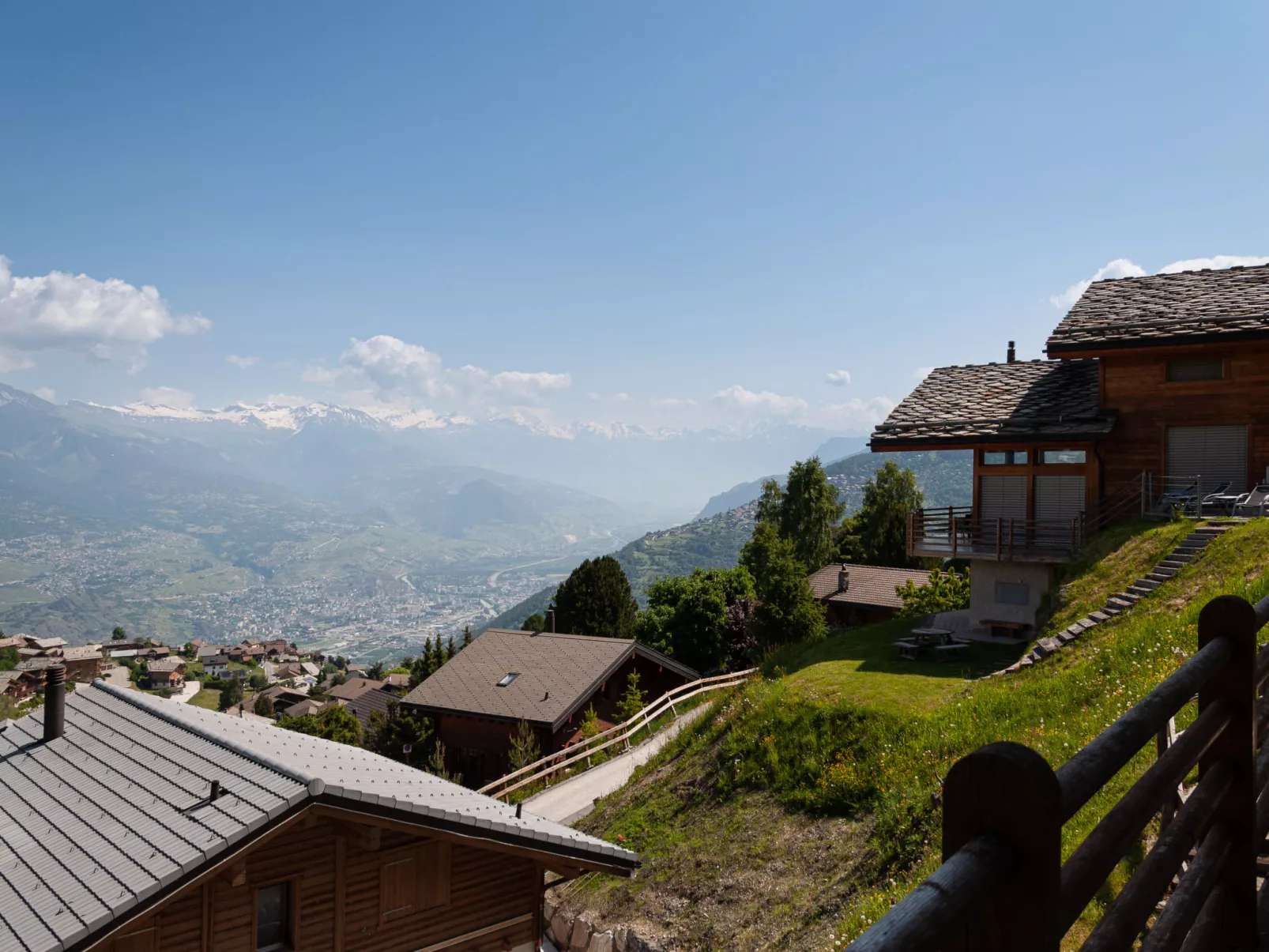 Chalet Arvine-Buiten