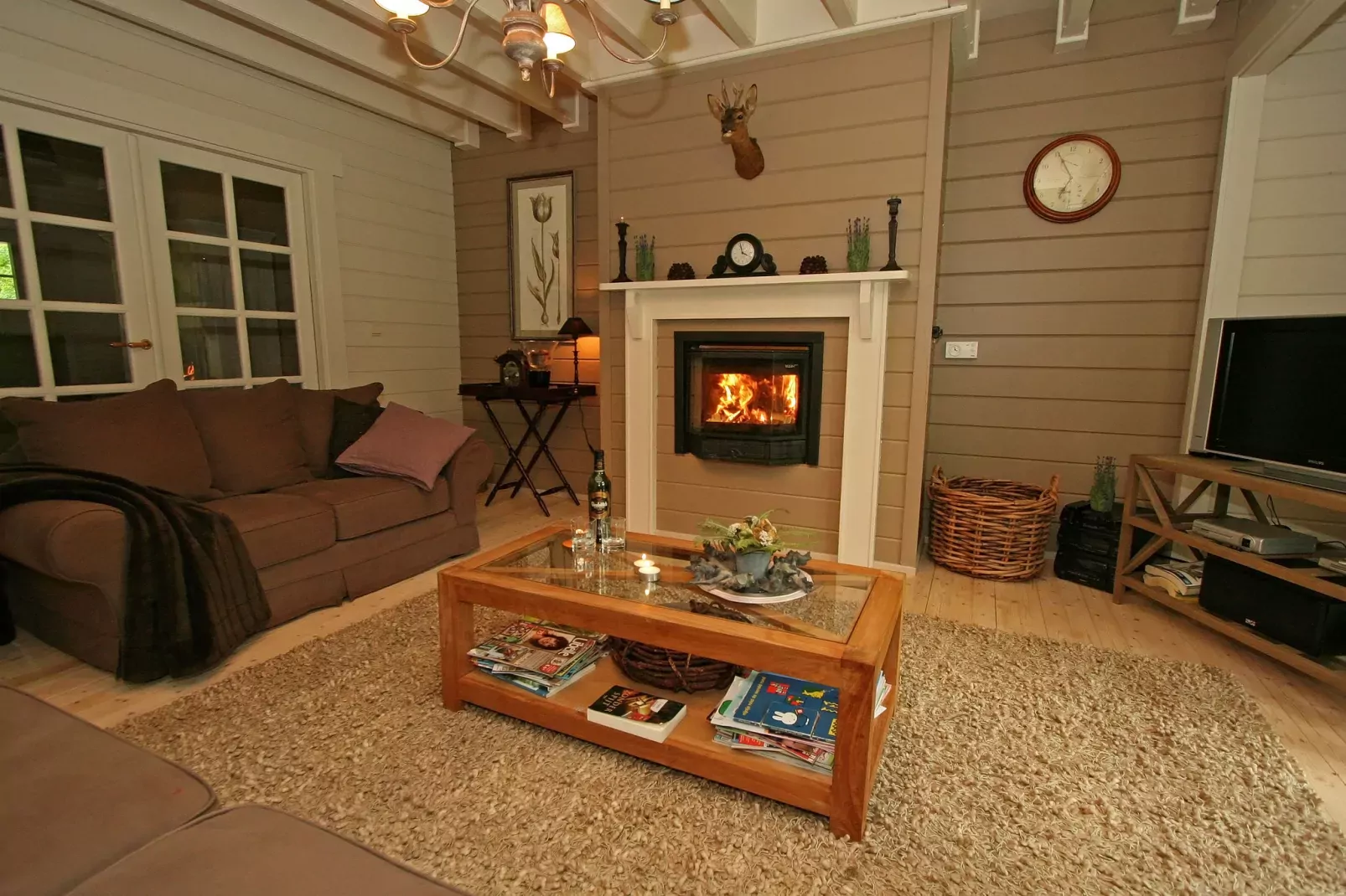 Chalet Bomal-Woonkamer