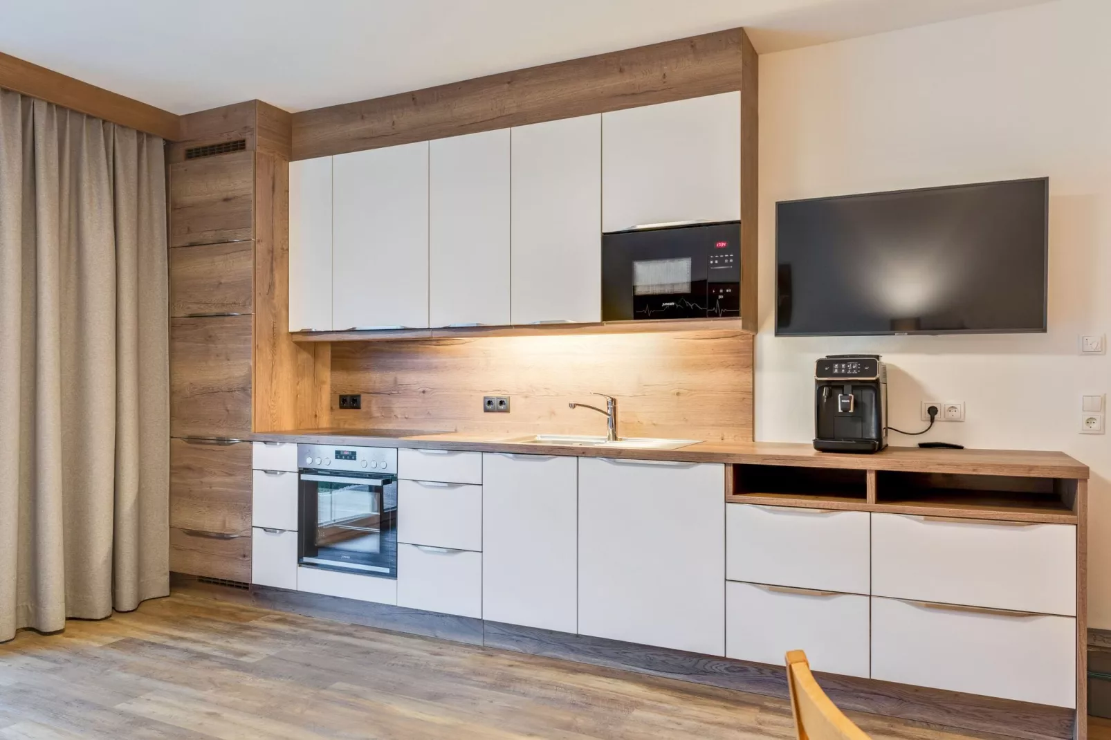 Salzach Appartement Wald 2-Keuken