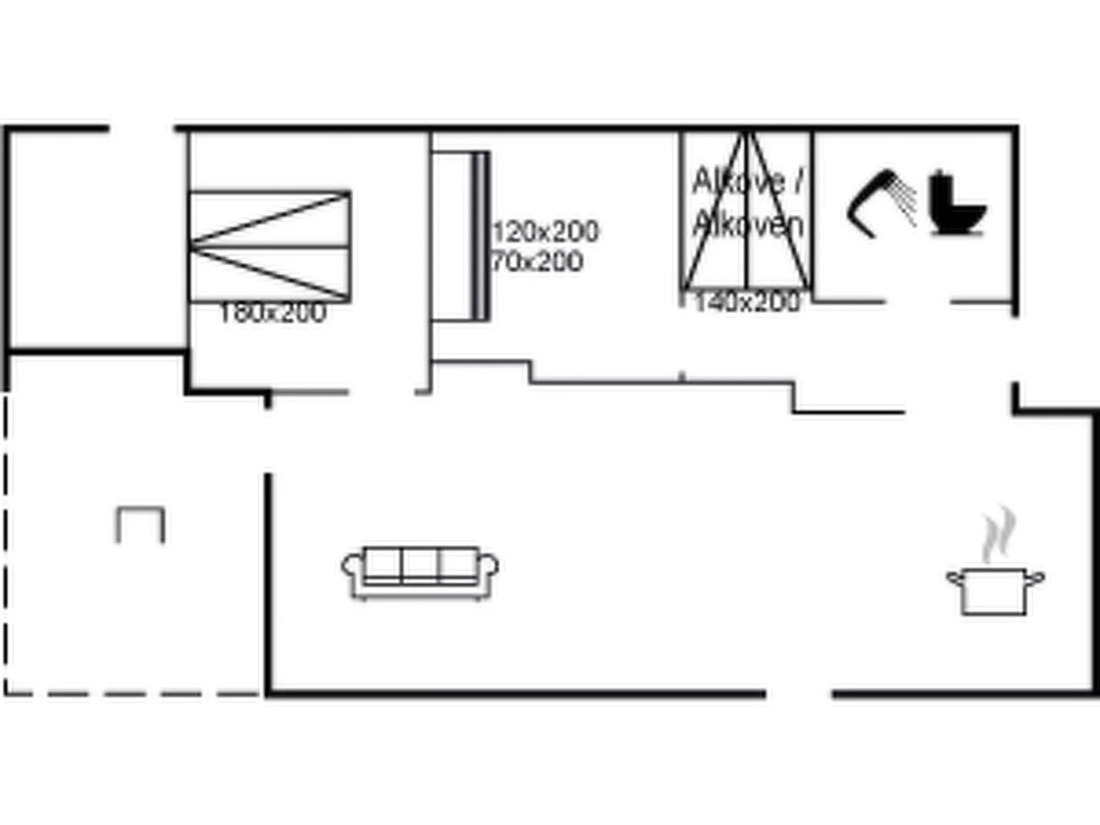 "Mikkel" - 300m from the sea-Binnen