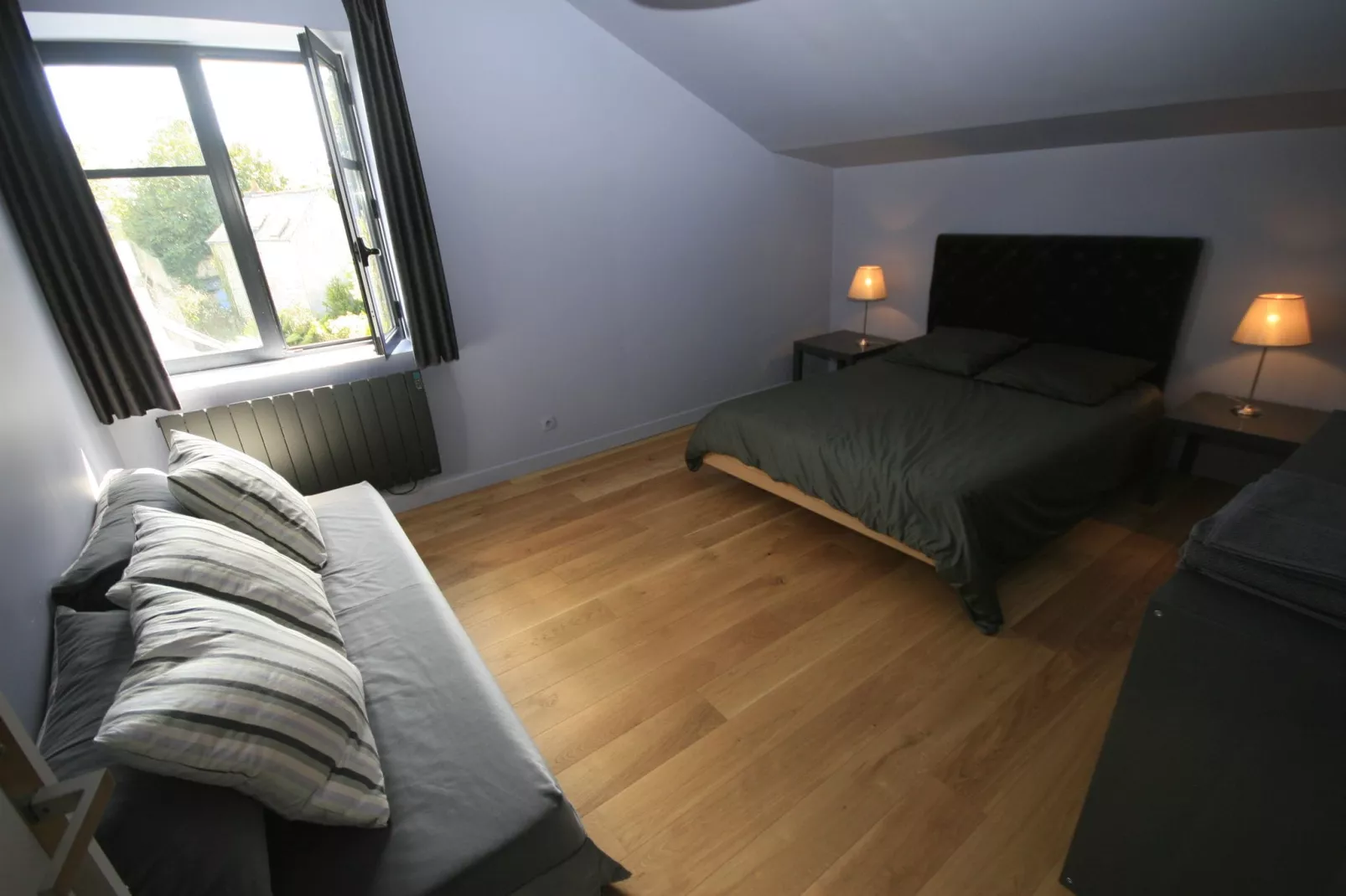 Sur les Quais-Slaapkamer