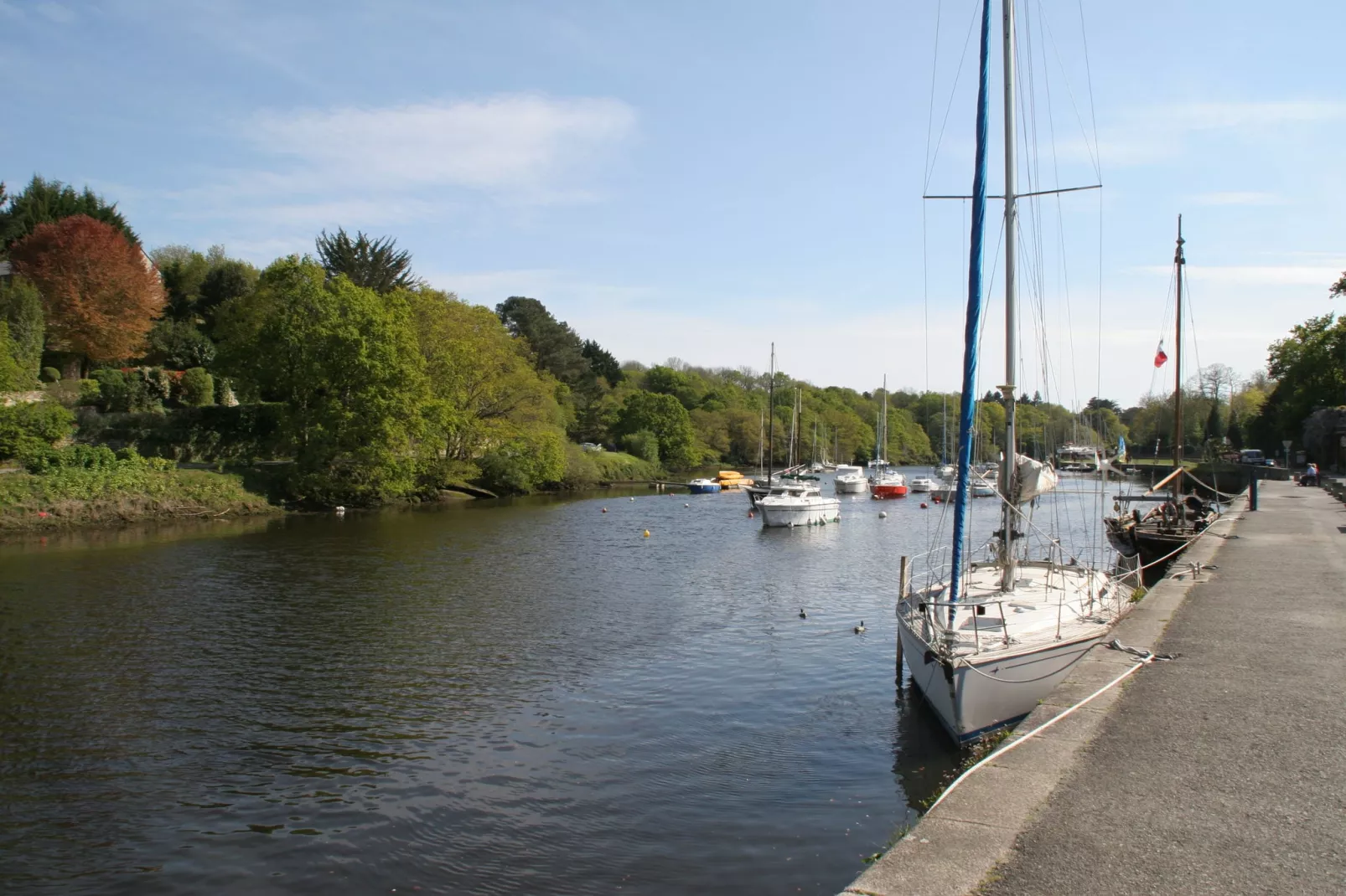 Sur les Quais-Gebieden zomer 1km