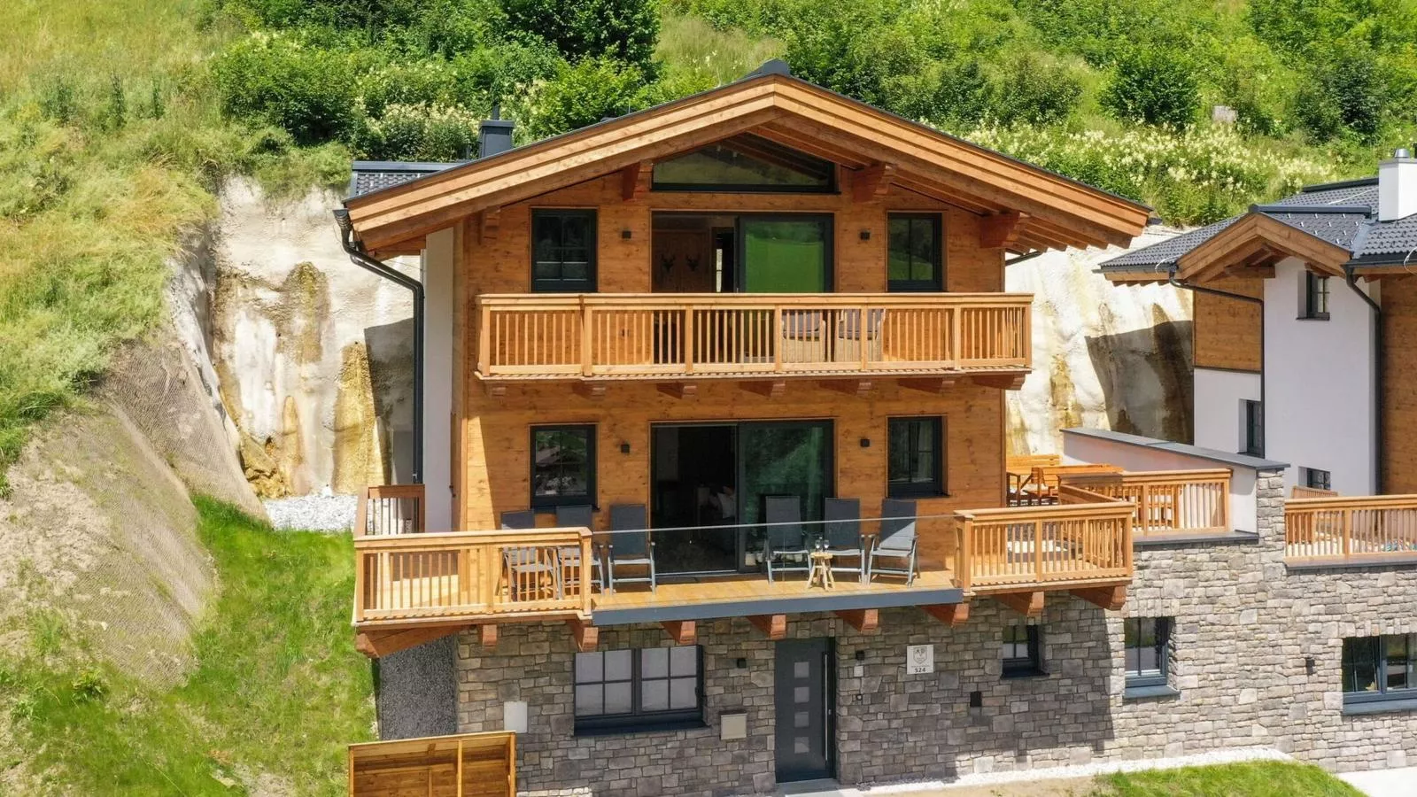 Alpen Villa Danica-Buitenkant zomer