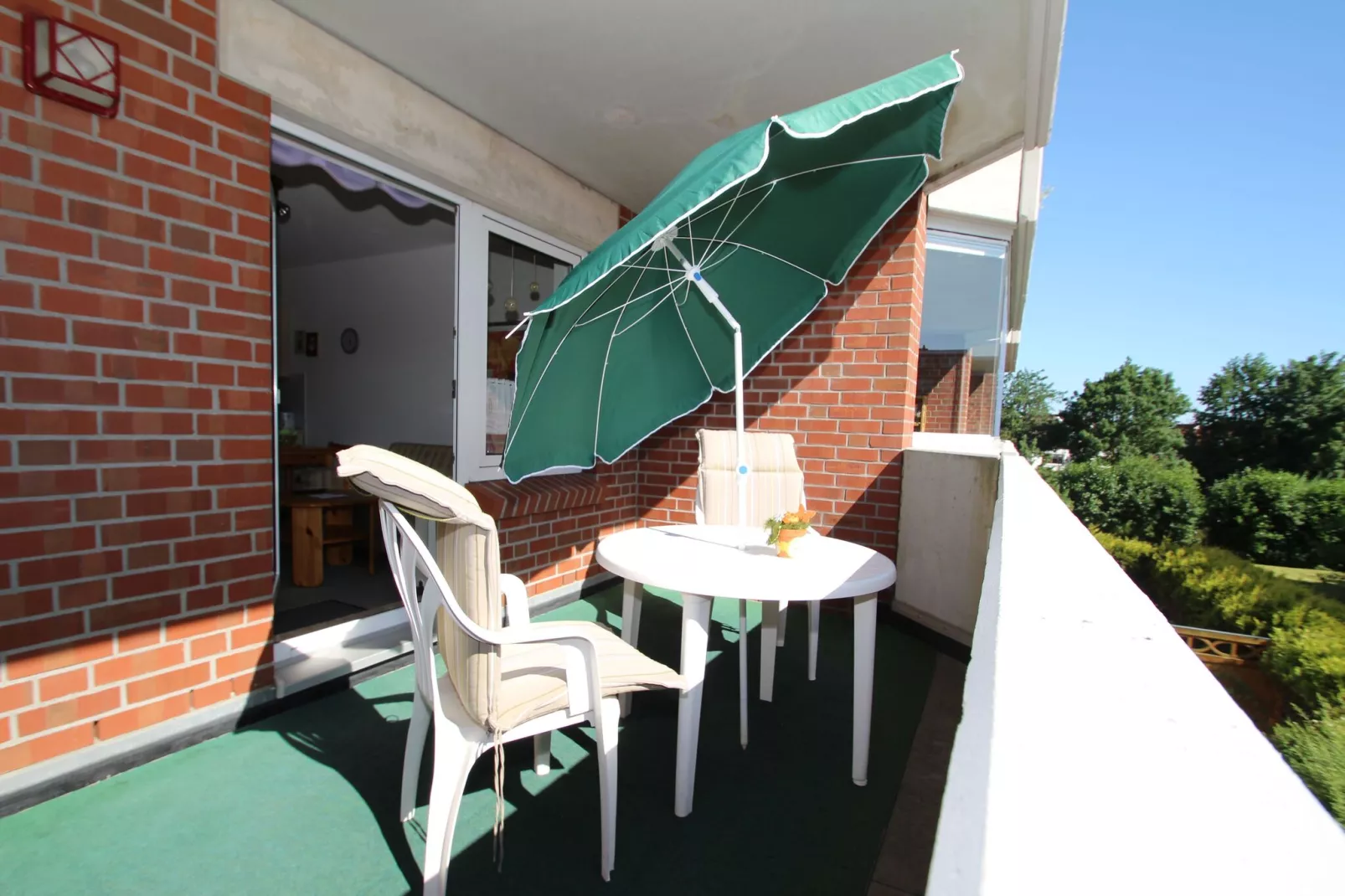 Ferienwohnung Strandloper-Terrasbalkon