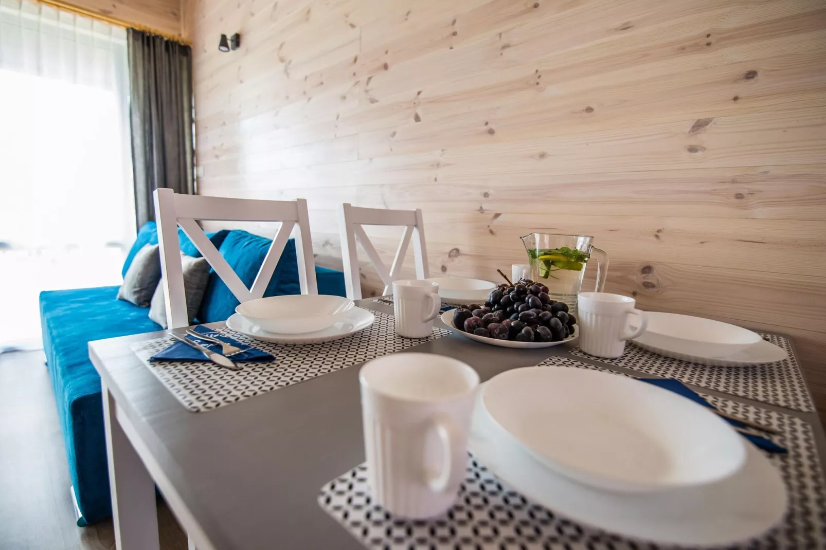 Holiday bungalows in Krynica Morska-Woonkamer