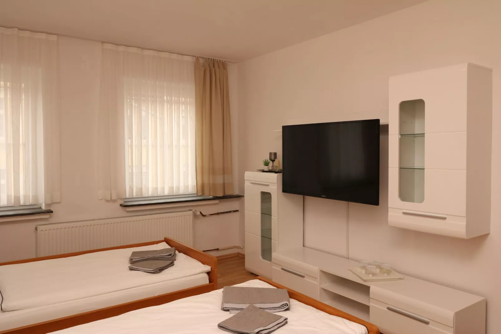 Apartment in Essen mit Terrasse-Slaapkamer