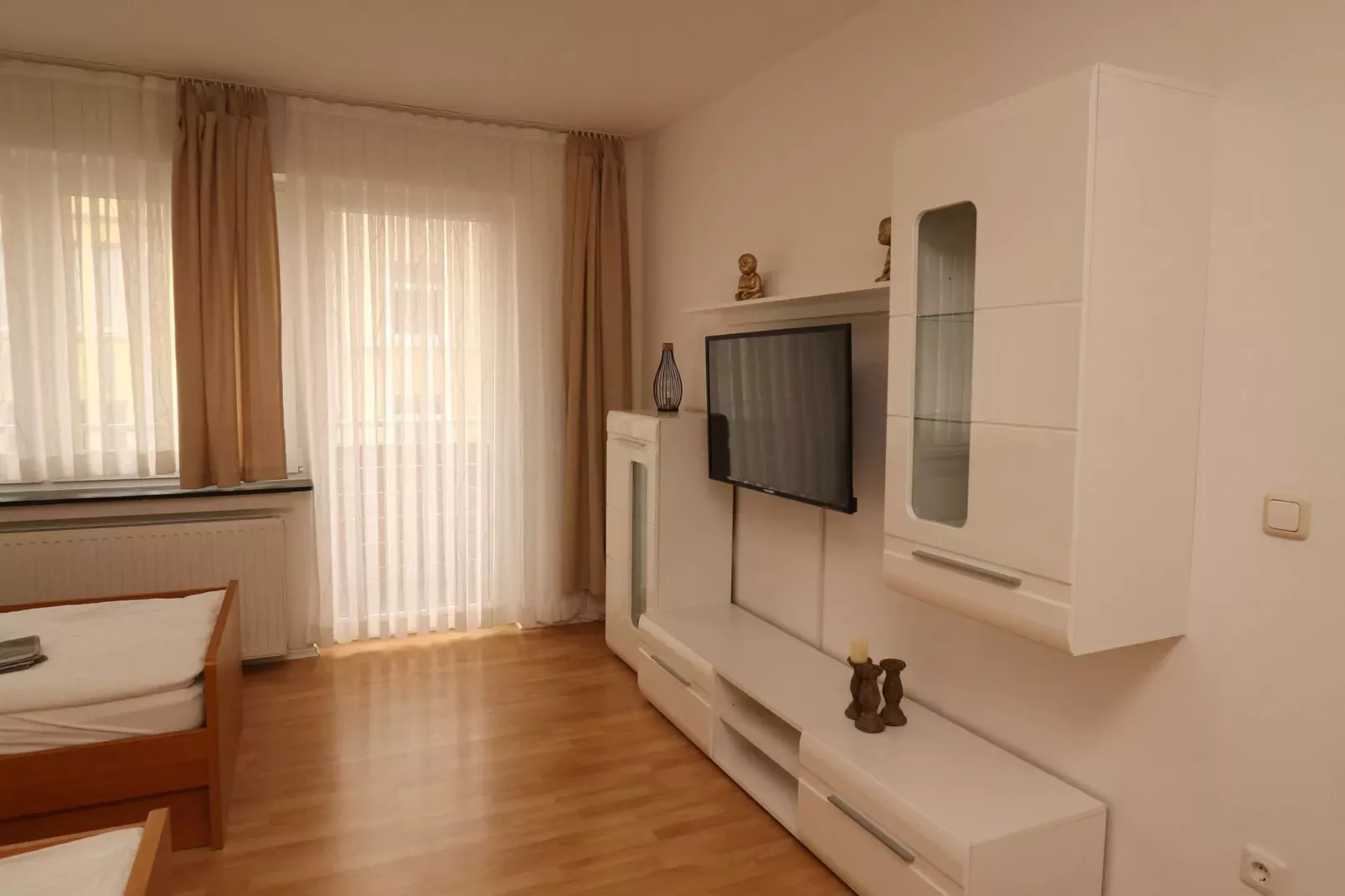 Apartment in Essen mit Terrasse-Slaapkamer