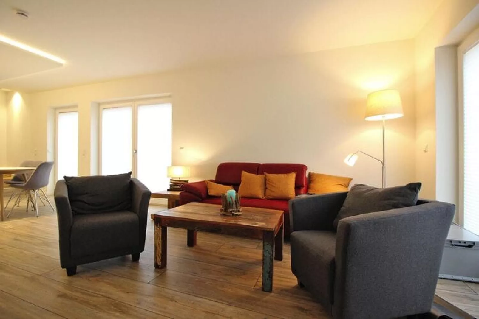Doppelhaus Windböe 6 Pers St Peter-Ording-Woonkamer