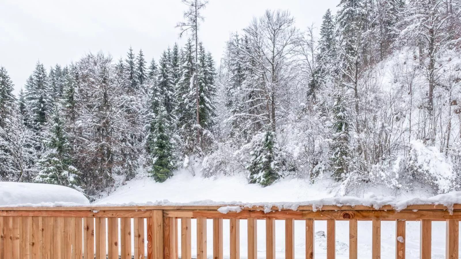 Chalet Hornblick-Uitzicht winter