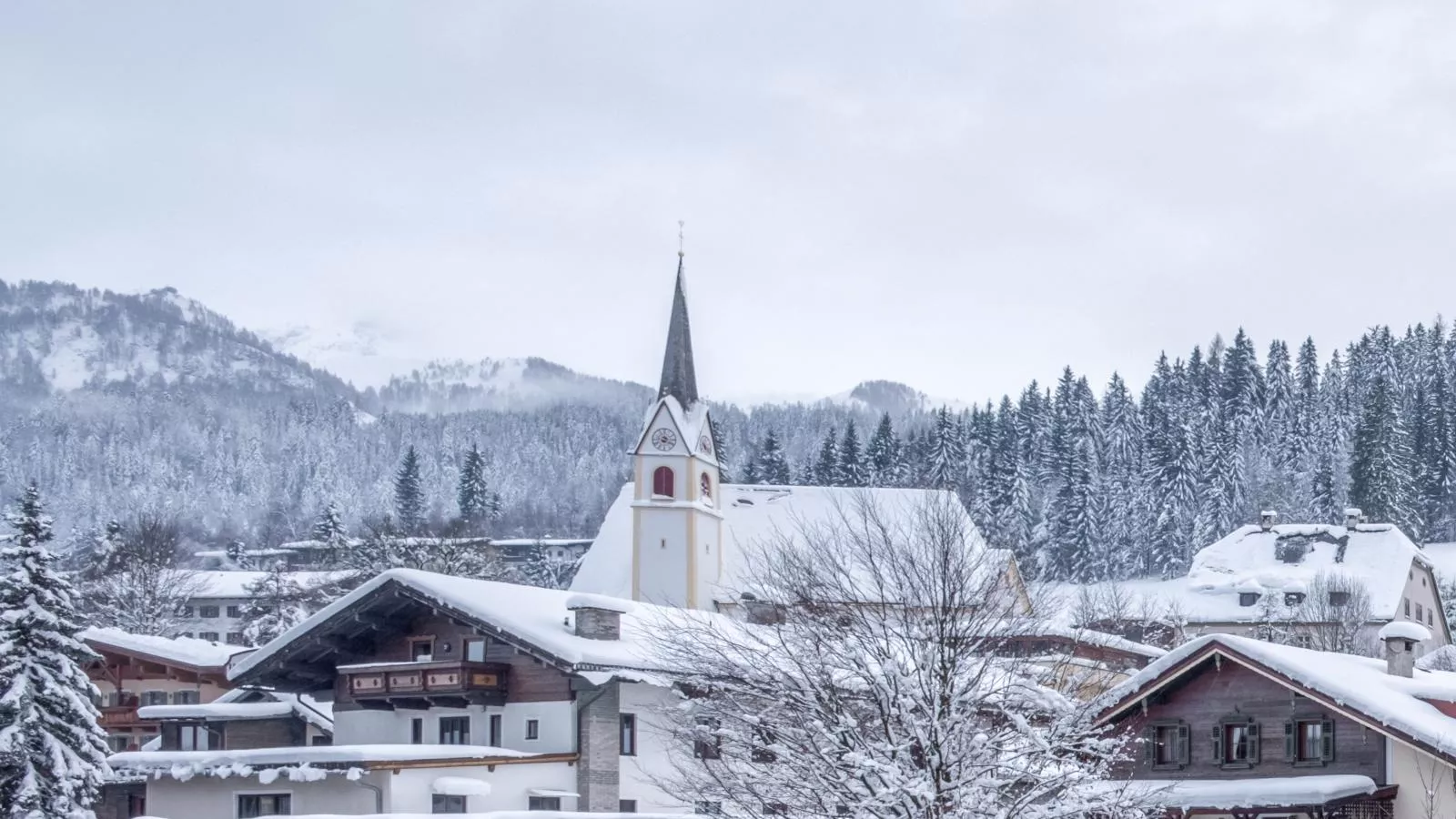 Chalet Hornblick-Gebied winter 1km