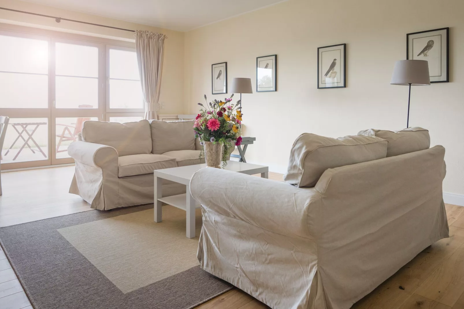 Fewo Bellevue 1 SZ-Woonkamer