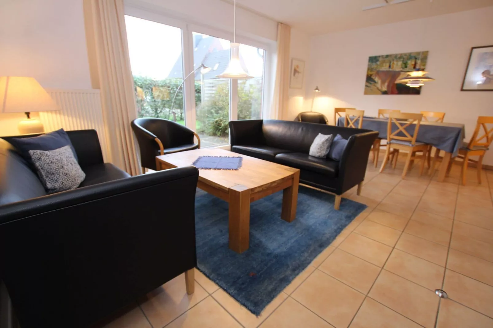 Reihenhaus Deichblick 4 Pers St Peter - Ording - Woonkamer