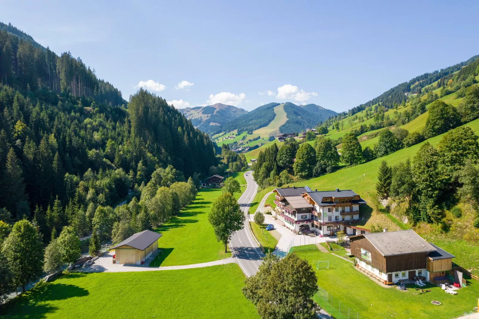 Saalach Penthouse 6-Uitzicht zomer