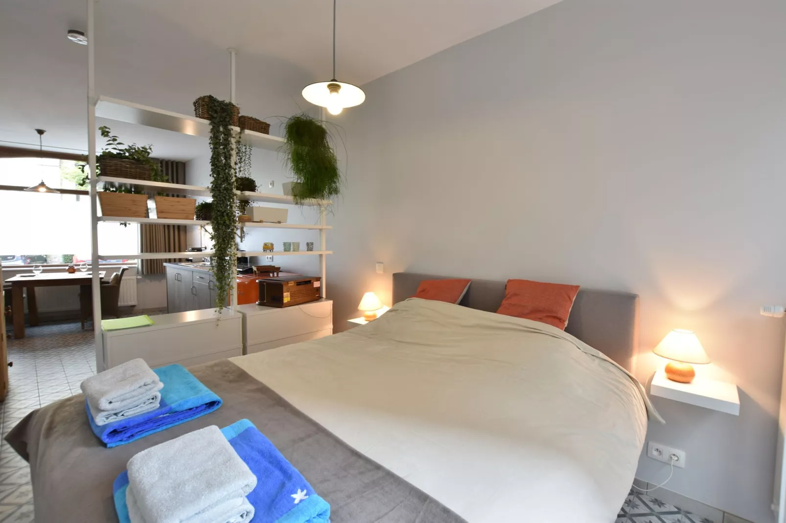 De bonte kat-Slaapkamer