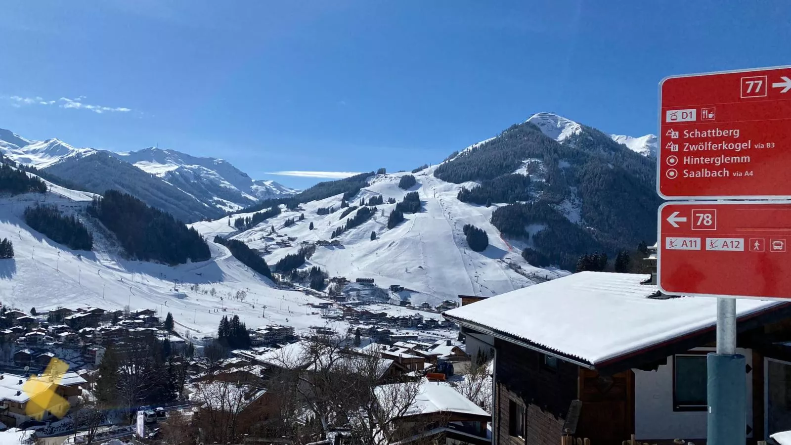 Traumlage Ski in - Ski out-Gebied winter 5km