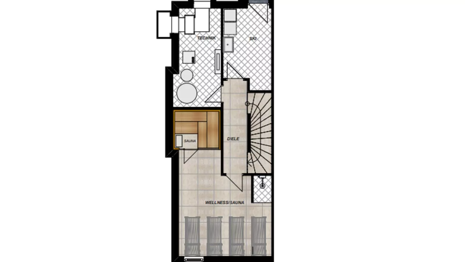 Tauernlodge Wagrain Edelweiss 42E-Plattegrond