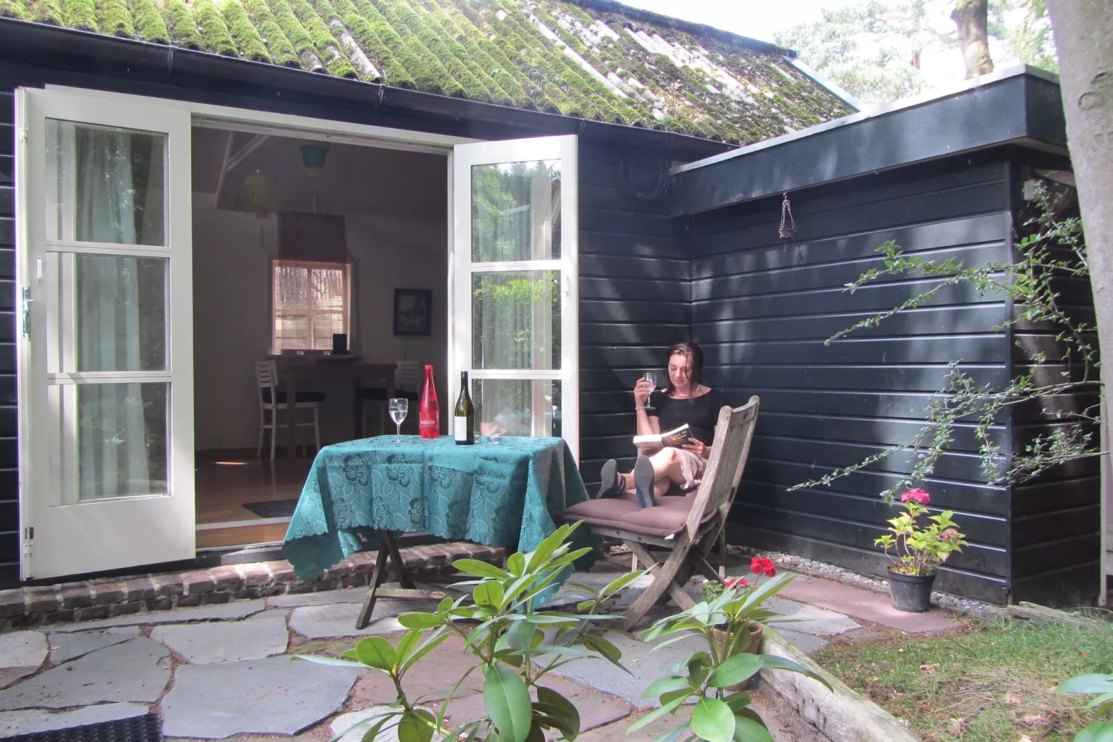 Huisje op de Hei-Terrasbalkon