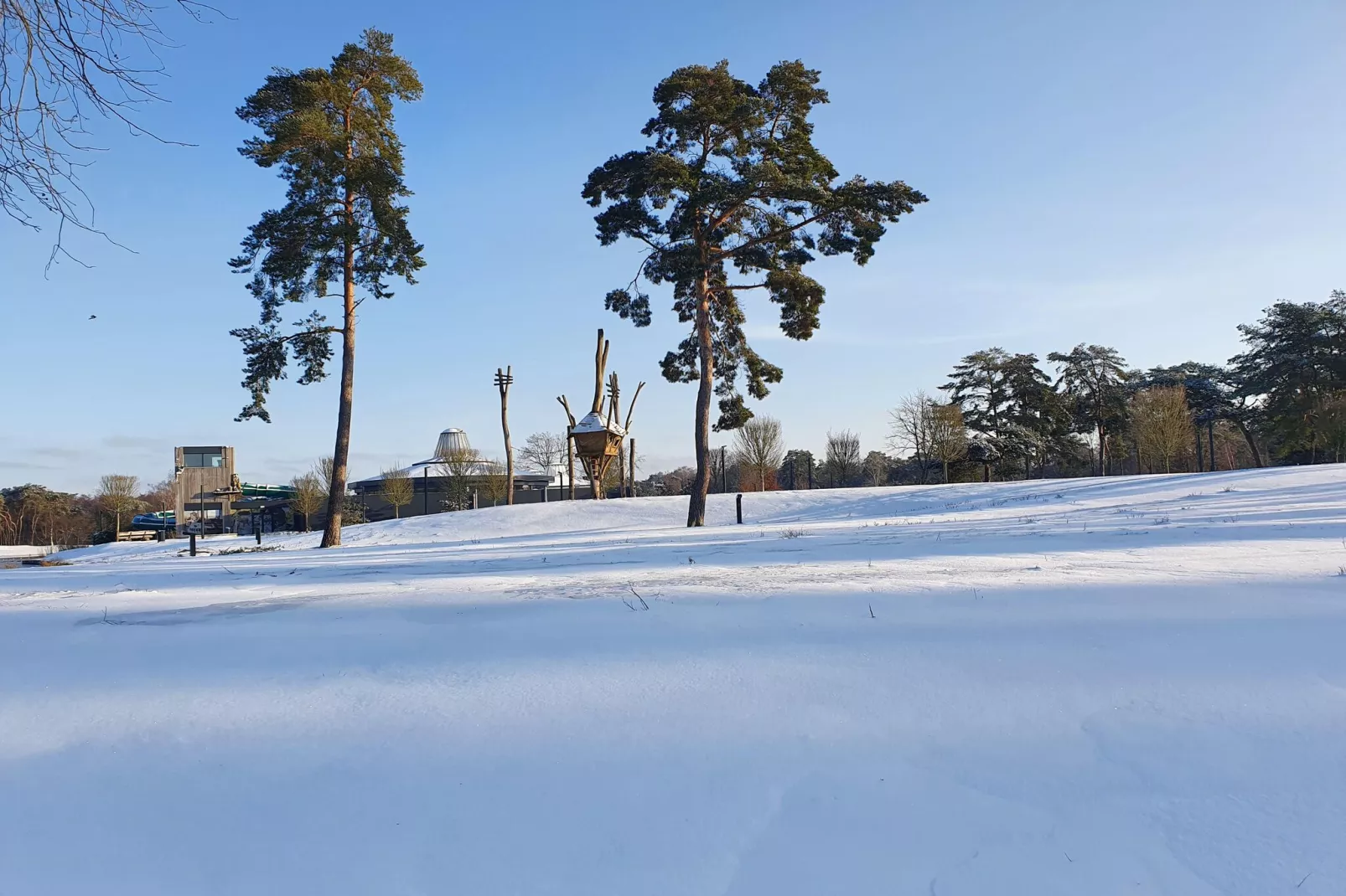 Resort Zilverstrand 12-Gebied winter 1km