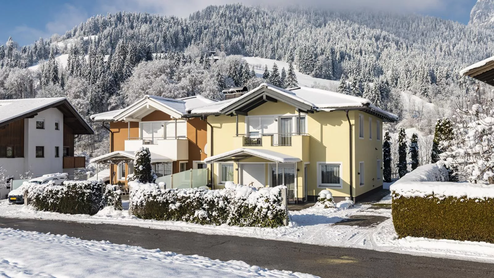 Ferienhaus Gartentraum 1-Exterieur winter