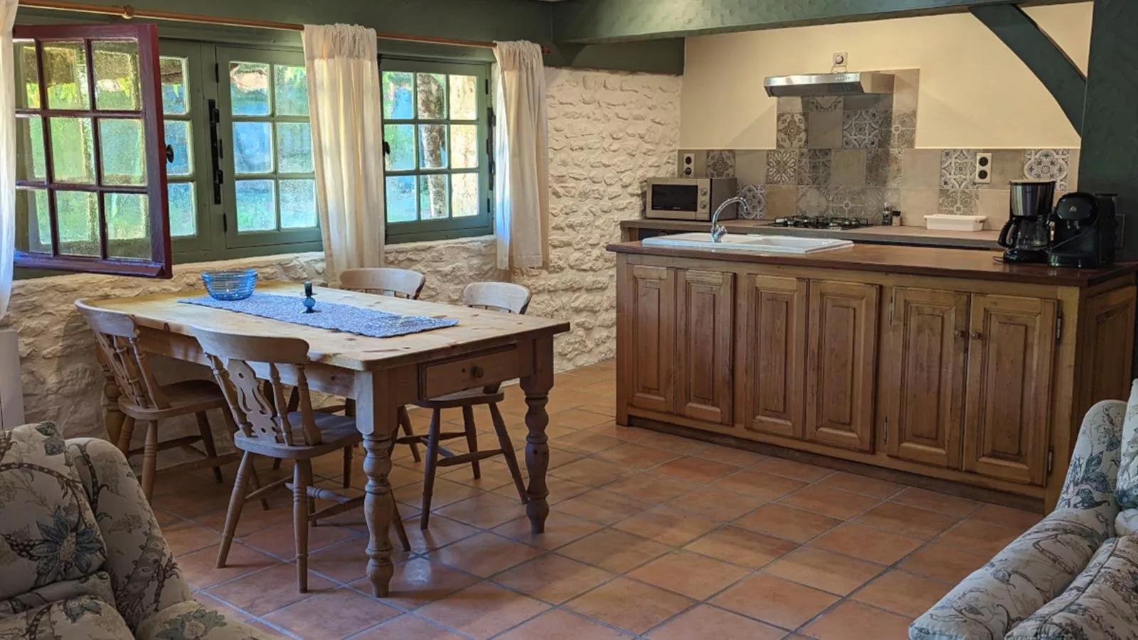Gite Cottage-Keuken