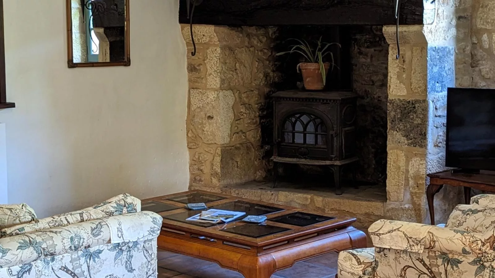 Gite Cottage-Woonkamer